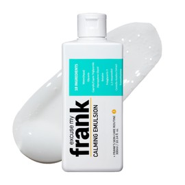 Excuse My Frank Calming Emulsion, Oligo Hyaluronic Acid, Korean Skincare, Vegan, Fragrance Free, 24H Moisture, Skin Barrier Support, Hydrating, Lightweight Moisturizer for Dry & Oily Skin, 10.14fl.oz
