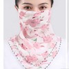 Women's Pink Summer Mask Scarf Sun Protection Mask 3ea