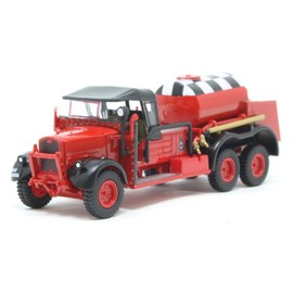 Oxford Diecast 76WOT002 Ford WOT1 Crash Tender RAF Catterick (Red)
