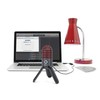 Samson Meteor Mic USB Studio Microphone, Titanium Black/Red - Limited