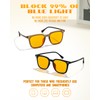 ZIHVEUC Amber 99% Blue Light Blocking Computer Reading Glasses Orange