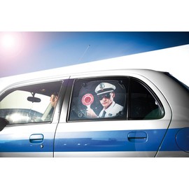 Donkey 310202 Blind Passenger, Stop! Police! sunshade, 45 x 36 cm