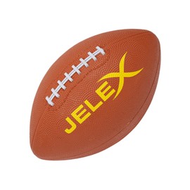 JELEX Touchdown American Rubber Football with Classic Stitching and Excellent Jump and Flight Property Handling with Good Grip Weight: 400 g (Classic Brown)