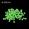 PATIKIL 6x4mm Luminous Fishing Beads, 200 Pieces Soft Plastic Glow