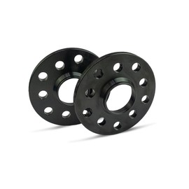 Rear Wheel Spacers – Anodised LK 1: 100/4 NLB: 56, Daihatsu, Honda, Mini – Quantity 2, 10mm, Black