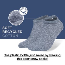 COTTGREEN Low Cut Ankle Socks Mens Short Socks Casual Cotton Rich Golf Athletic Socks Size 6-12 3 Colors 8 Pairs Single Color, Lowgrey, One Size