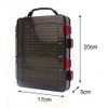10/14 Compartments Double-Sided Fishing Lure Hook Tackle Box Visible Hard