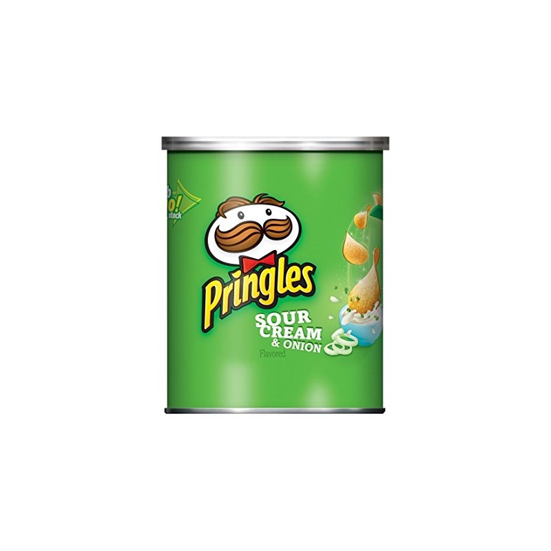 Pringles Sour Cream & Onion Chips 1.4 oz. Can