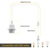 Pendant Light Cord Plug in Pendant Light 15Ft Hanging Pendant