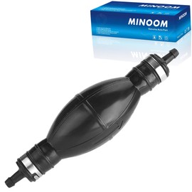 MINOOM FH-8015 Hand Pump Fuel Pump Hand Primer Bulb Fuels Rubber & Aluminum Motorcycle Hand Primer Pump