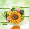 Handmade Crochet Flower Bouquet, Crochet Flowers, Knitted Flowers