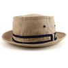 Armycrew Cotton Twill Fisherman Roll Up Bucket Hat with Stripe