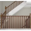 Fall Prevention Net for Stair Railings, Brown Mesh 0.2 inches