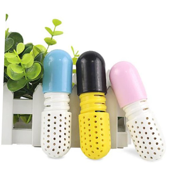 FOMIYES 3pcs Shoes Capsule Shaped Deodoriser Moisture Absorbing Agent for