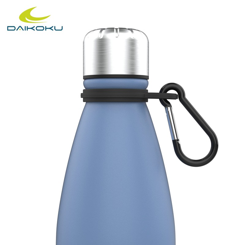 Daikoku Stainless Steel Bottle + Adjustable Strap + Carabiner, BPA