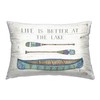 Stupell Industries Rustic Lake Canoe Outdoor Printed Pillow, 14 x