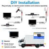 Yuanting 7'' Backup Camera and Monitor Kit System Back Parking