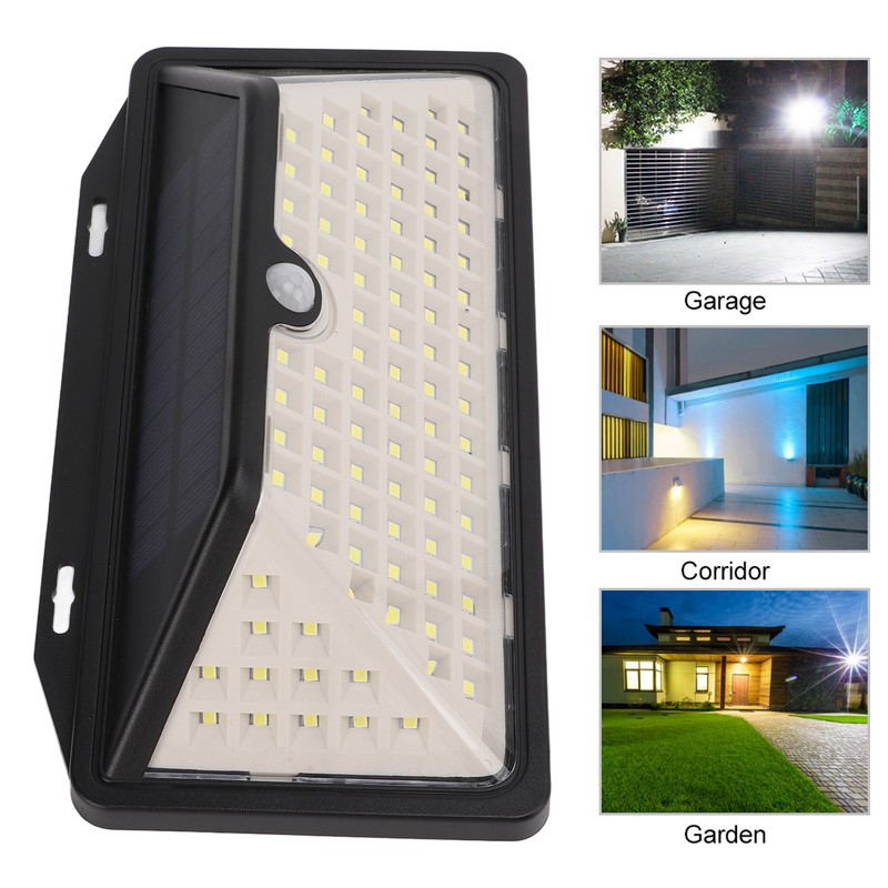 102LED Solar Powered Light IP65 Waterproof 3 Working Modes Motion
