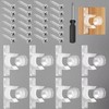 KIBBEH 8 Sets False Front Cabinet Clips Kitchen Cabinet Doors