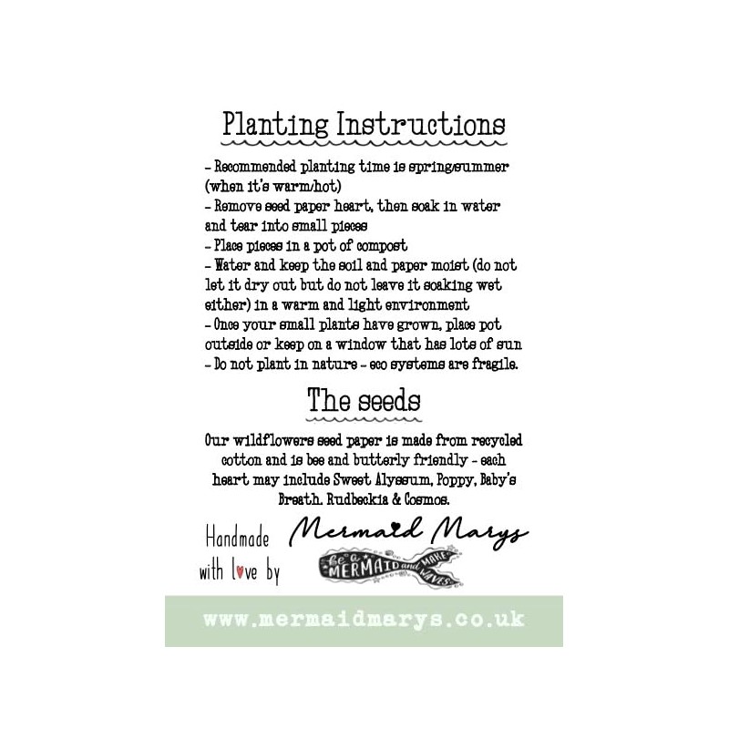 Engagement seeds | Gift for an engagement | Wildflower seeds