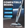 Mellbree Replacement Steam Mop Pads Compatible with Shark S6002UK 6Pcs,