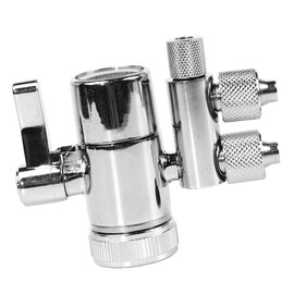 Sarini Two-Way Tap for Countertop Water Filter, Water Purifier, Diverter Valve, 3/8" and 5/16" Outlet, Drinking Water Solution