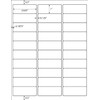 30 up Labels 1" x 2-5/8" Shipping Address Labels, FBA