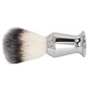 Beard Foam Brush Fine Synthetic Bristles Stainless Steel Fast Dry