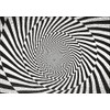 Impossible Puzzle 1000 Pieces Twisted Spiral Pattern Black and White