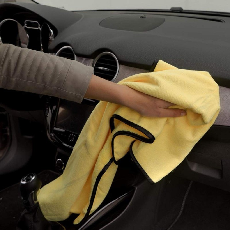 Petex 432230 Supreme Microfibre Cloth 90 x 60 cm, Yellow