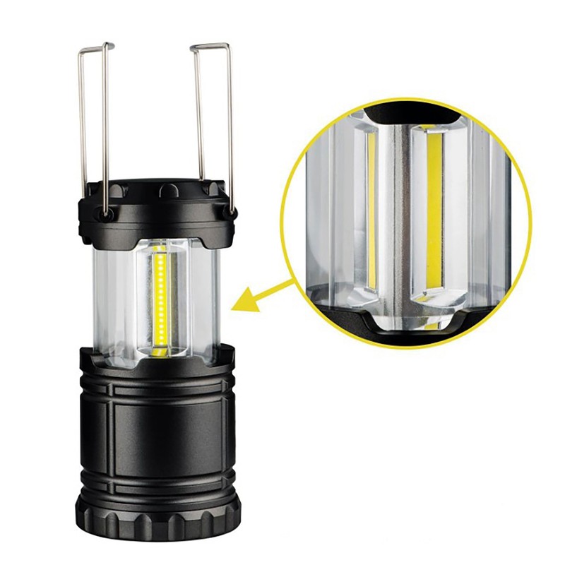 Campfire Camping Tent Lights Adjustable Two Lighting Modes Stainless Steel