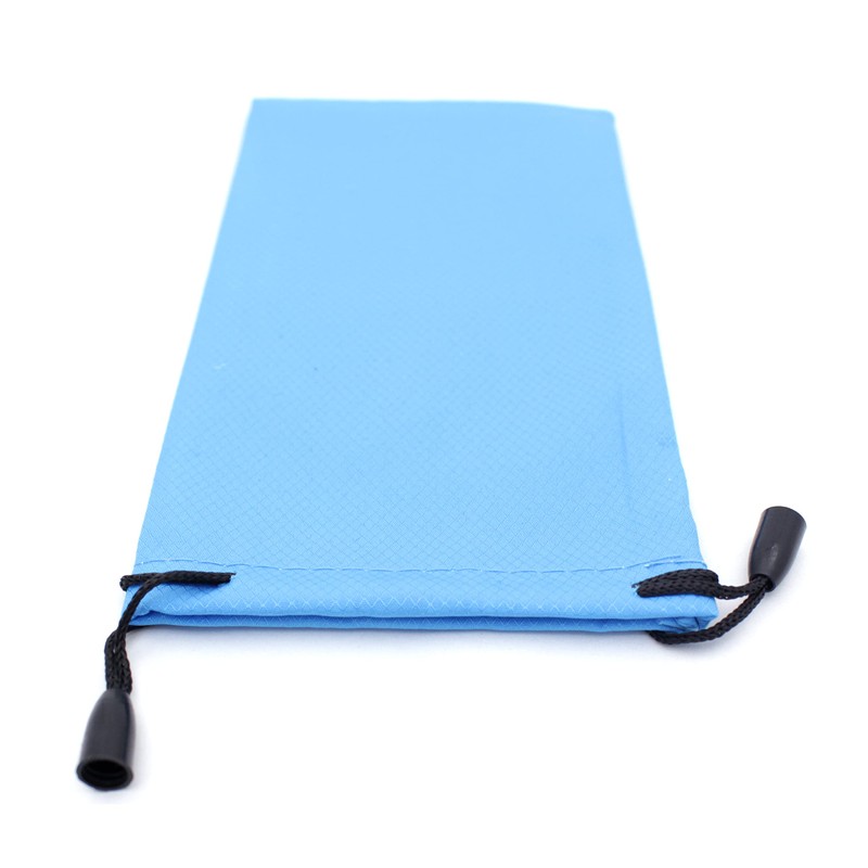 Dozen Eyewear Carrying Draw String Soft Pouch Felt Inner Lining