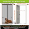 Risareyi Magnetic Screen Door Heavy Duty, Front Door Screen Magnetic