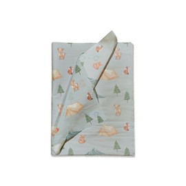 Pro Supply Global Camping Printed Tissue Paper for Gift Bags or Boxes and Wrapping - Baby Shower Bulk Decorative Art Tissue Paper for Packaging and Gifting | 24 Sheets 20" x 30"