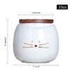 Koolkatkoo Ceramic Cat Canister Set Coffee Tea Sugar Food Storage