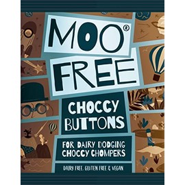 MOO FREE Choccy Buttons- FULL CASE 25 X 25g