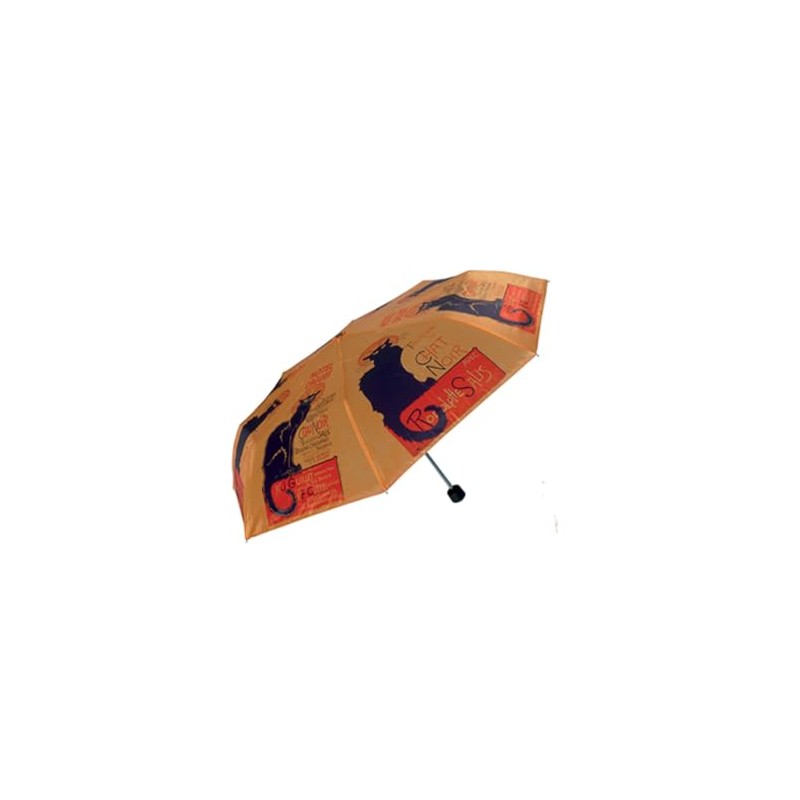 Telescopic Umbrella Black Cat Multi-Coloured
