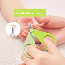 Baby Nail Trimmer, 4-in-1 Baby Nail Clippers Kit,Nail File & Tweezers, Baby Manicure Kit for Newborn, Infant & Toddler, Mothers Day Gifts (Purple)