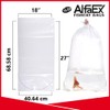 AlfaEx Fishery Bags, 18" x 27" Leak Proof, Rounded Bottom,