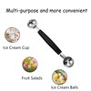 2 Pack Melon Baller Scoop,Stainless Steel Double Ended Headed Fruit