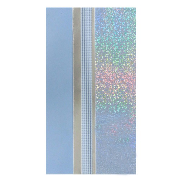 Pracht Creatives Hobby 7074-20445 Decorative Wax Plates Mix Light Blue/Silver,