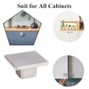 AOKENBAO1.57 Inch Square Kitchen Cabinet Knob Drawer Knob Satin Nickel