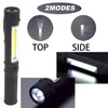 COB LED Work Flashlight with Magnetic Base and Clip Multi-Function