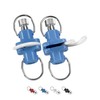 BLUEWING 2pcs Zirconia Outrigger and Flat Line Release Clip UV