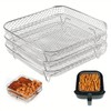 AIMALL 3-Piece Air Fryer Grill Rack – Food Grade 304