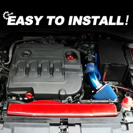 Unbranded CAR ACCESSORIES COLD AIR INTAKE FILTER INDUCTION PIPE POWER FLOW HOSE SYSTEM USA