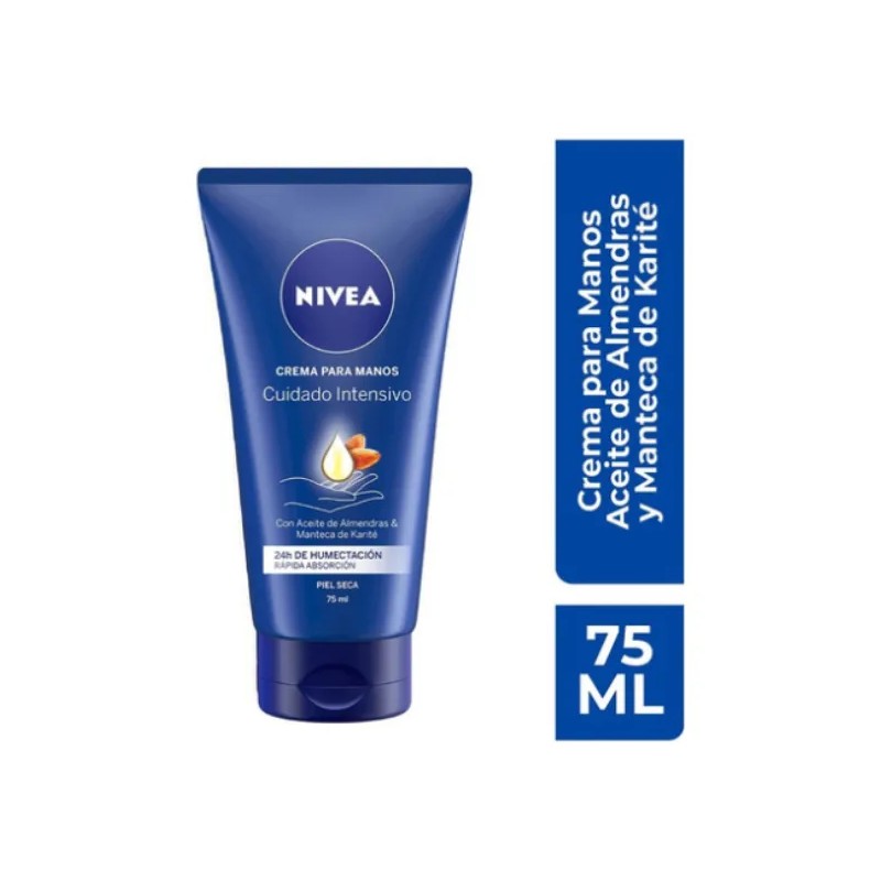 Nivea Crema de Manos Humectante Intensiva con Aceite de Almendra