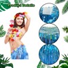 Hawaiian Hula Grass Skirt for Party Outfits Kids Adult Flowers
