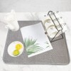 2Pack Large Dish Drying Mat for Kitchen Counter,24 x 17
