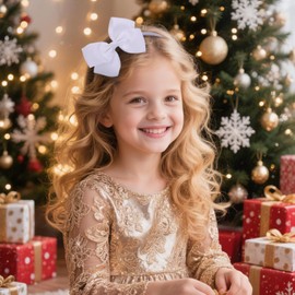 Amybasic 12 Colors Girls Headbands with Bows, Grosgrain Ribbon Toddler Headbands, Cute Hair Accessories for Daily Wear, School, Party & Holiday-Solid Colors